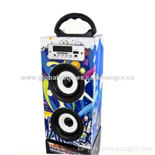 Portable Stereo Sound Outdoor Wooden Speaker with Bluetooth Optional